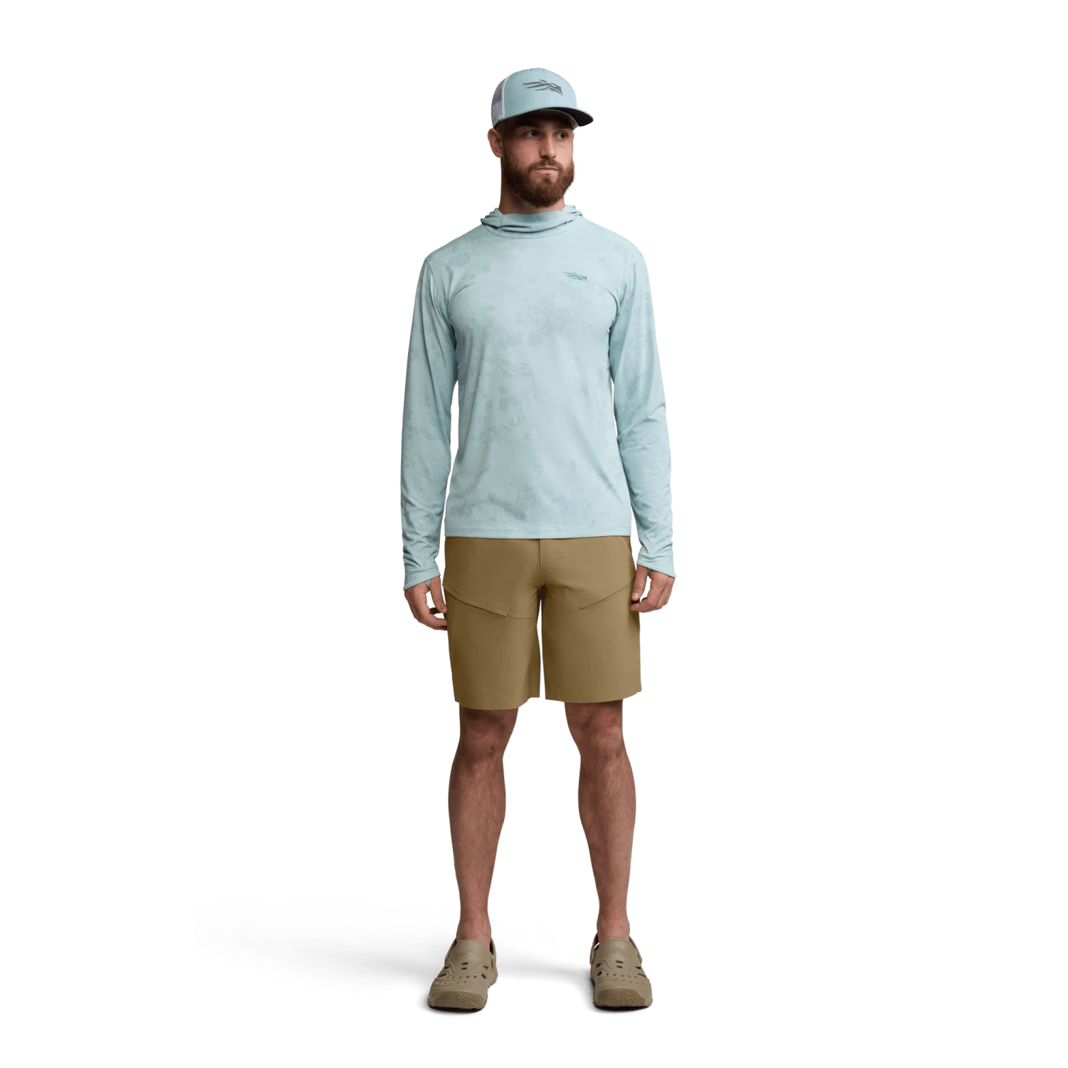 Мужские шорты SITKA Riptide Short 10", цвет: Глиняный — фото 3