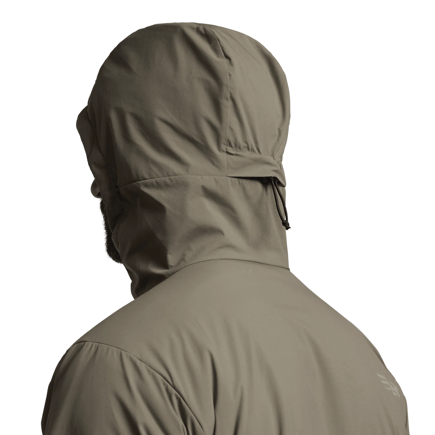 Мужское худи SITKA Alpha Windstopper, цвет: Коричневый — фото 7