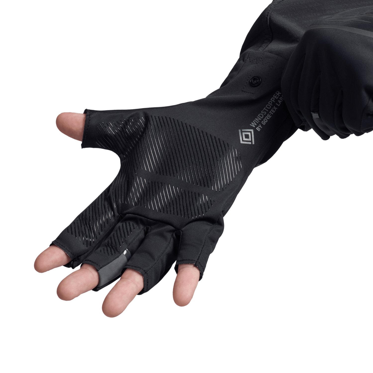 Jetstream WINDSTOPPER Half-Finger Glove | Sitka Black | SITKA Gear
