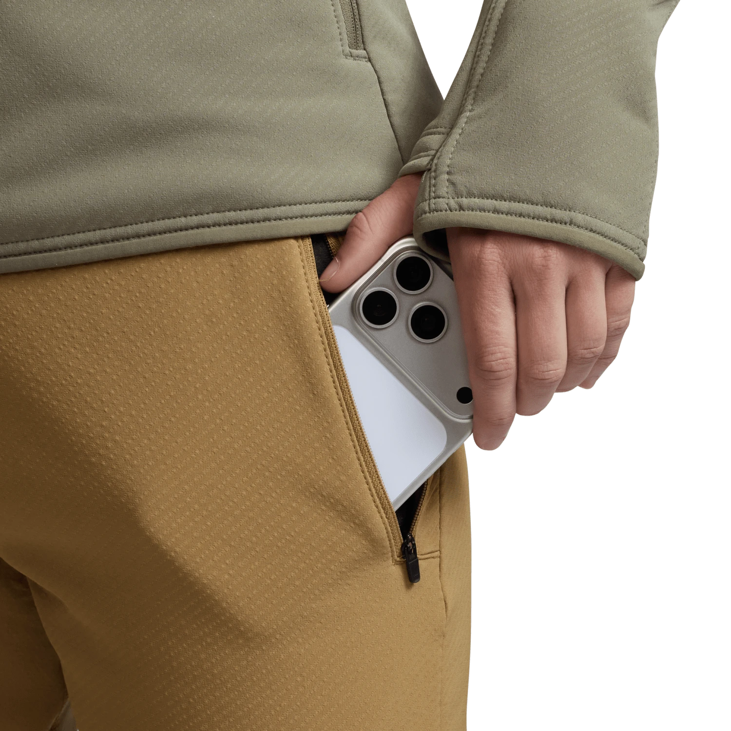 Женские брюки SITKA W’s Alpha Fleece Pant, цвет: Глиняный — фото 5