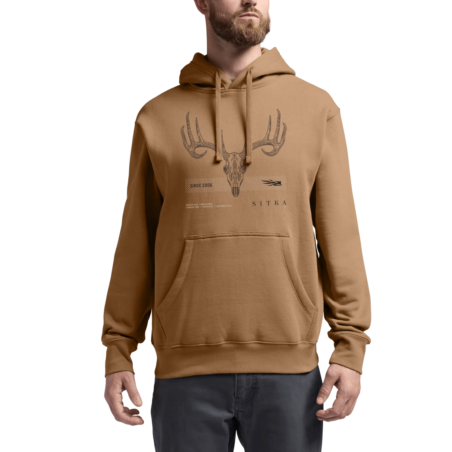 Худи SITKA Tech Whitetail Pullover, цвет: Коричневый — фото 3