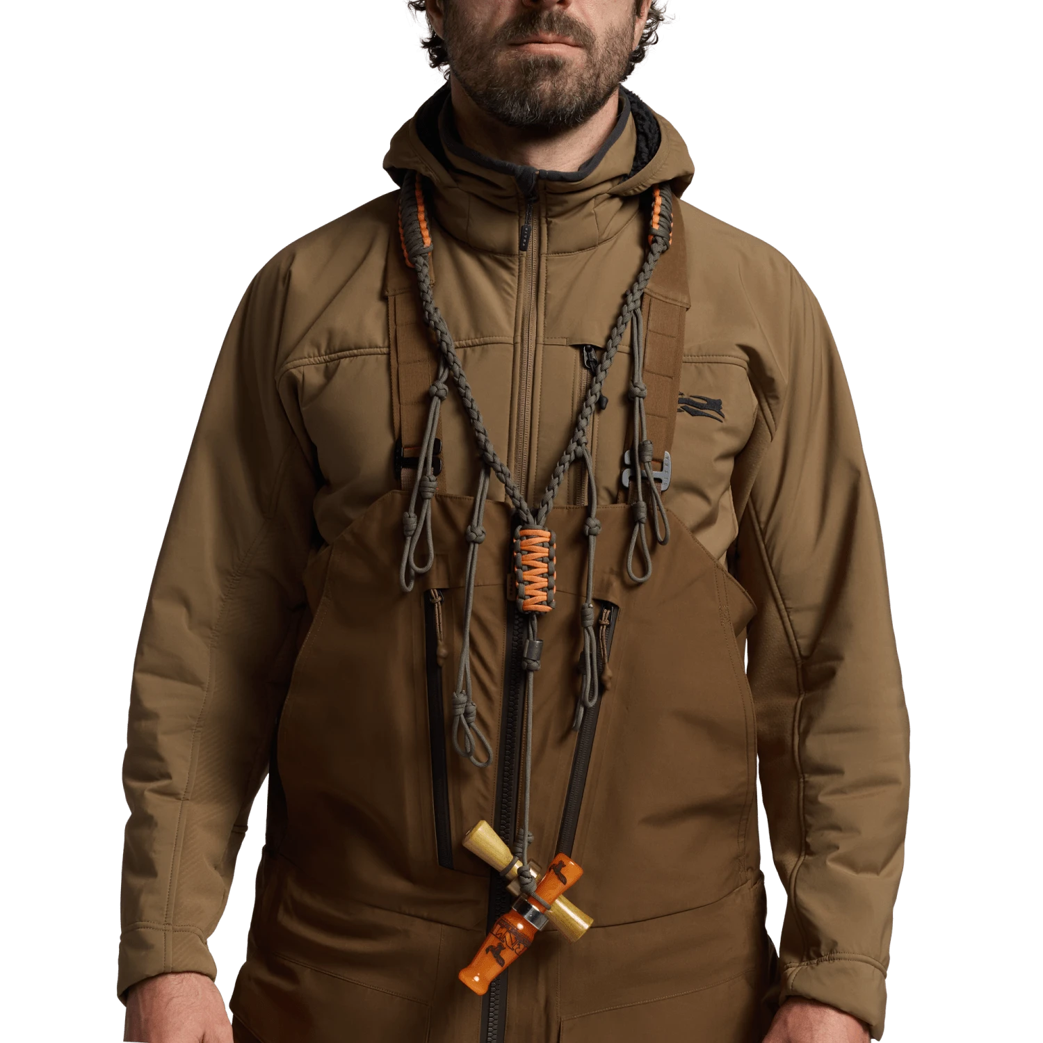 Мужские брюки SITKA Hudson Bib, цвет: Коричневый — фото 8
