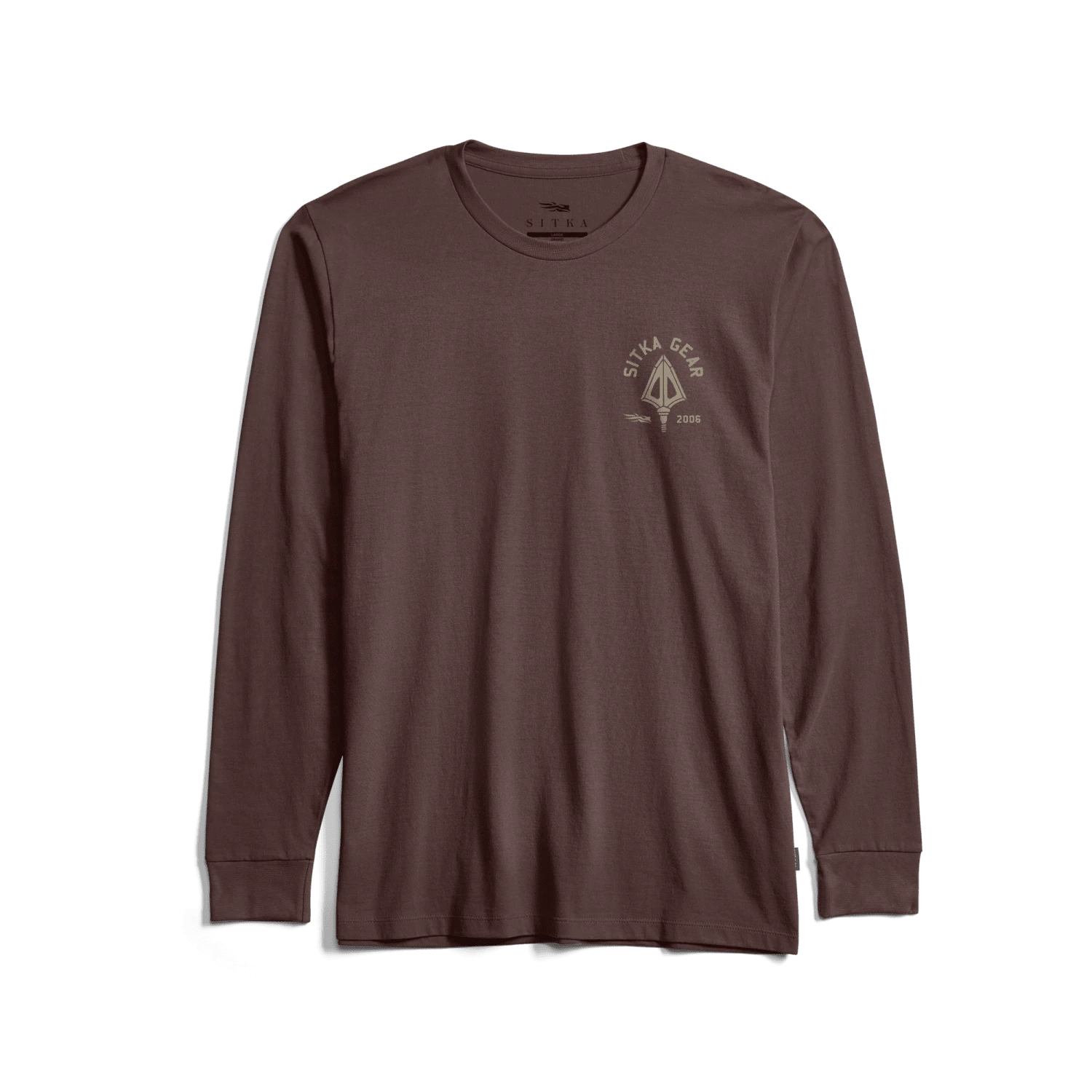 Мужская футболка SITKA Broadhead Crest Long Sleeve, цвет: Вишнёвый — фото 2