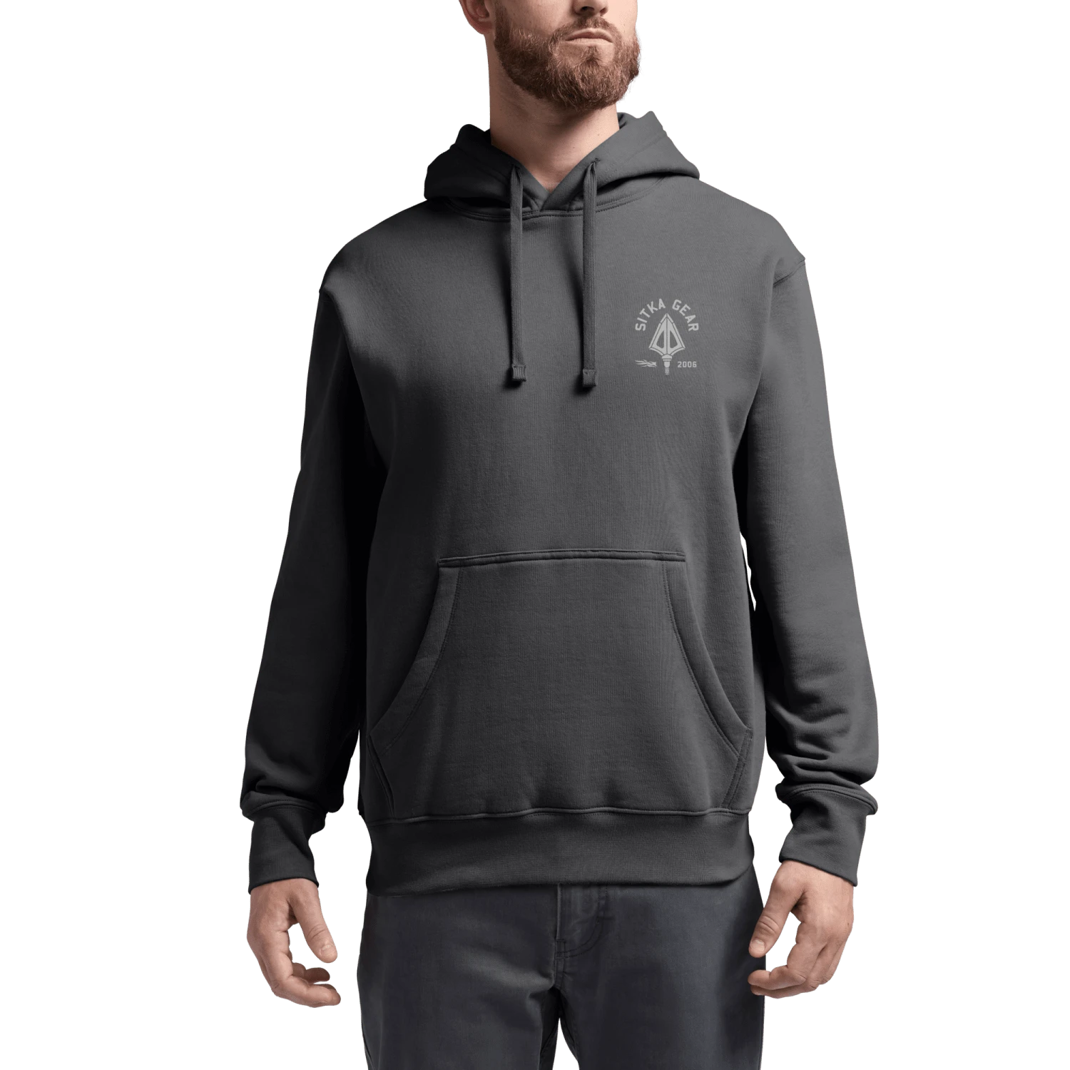 Худи SITKA Broadhead Crest Pullover, цвет: Железный серый — фото 4