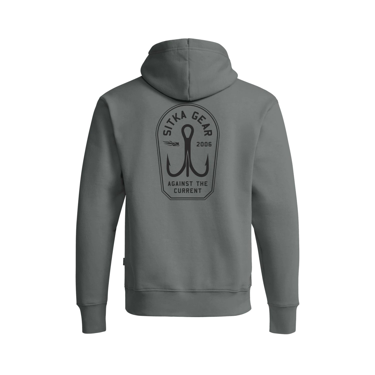 Худи SITKA Treble Crest Pullover, цвет: Металлический серый — фото 3