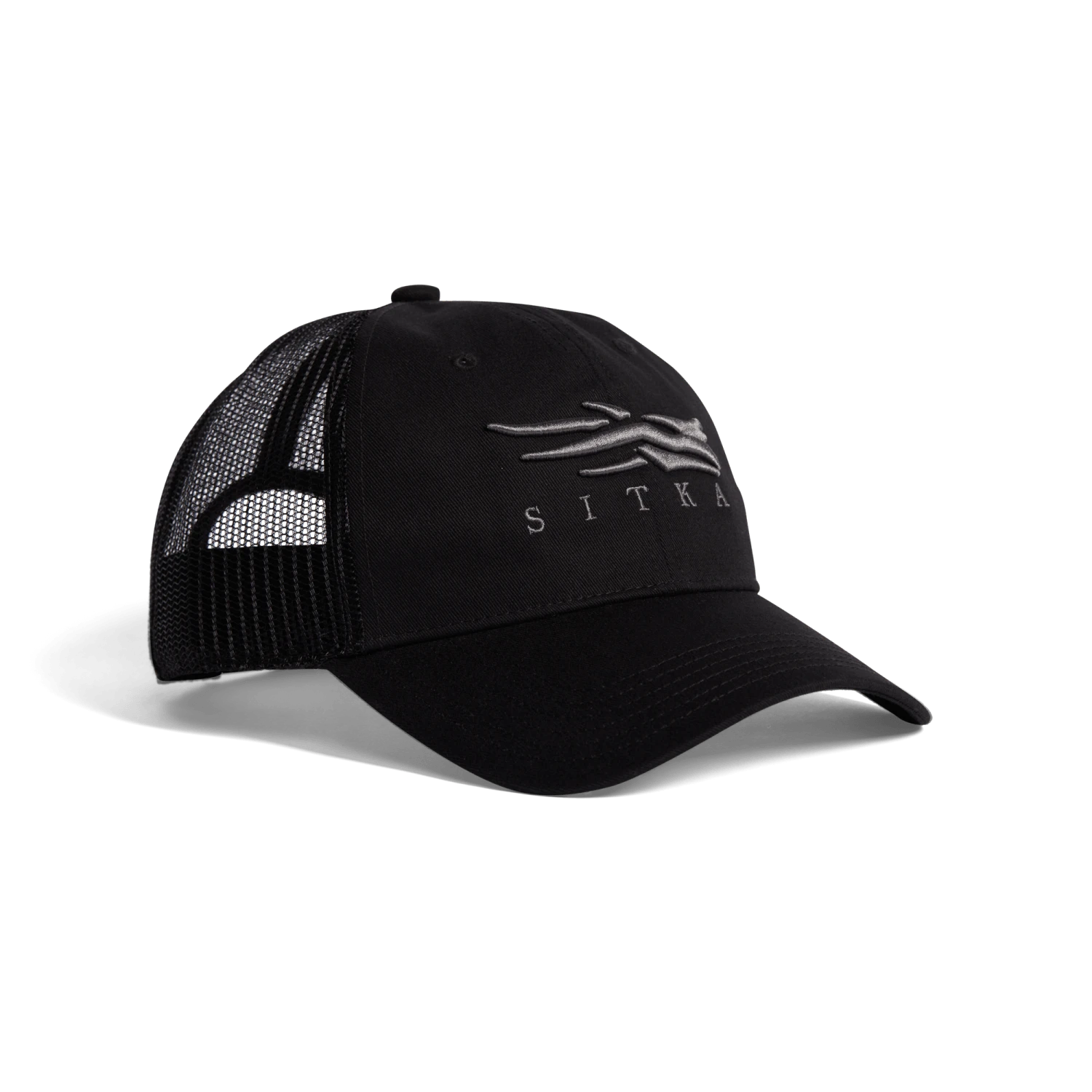 Кепка SITKA Icon Lo Pro Trucker, цвет: Чёрный / Угольный — фото 1