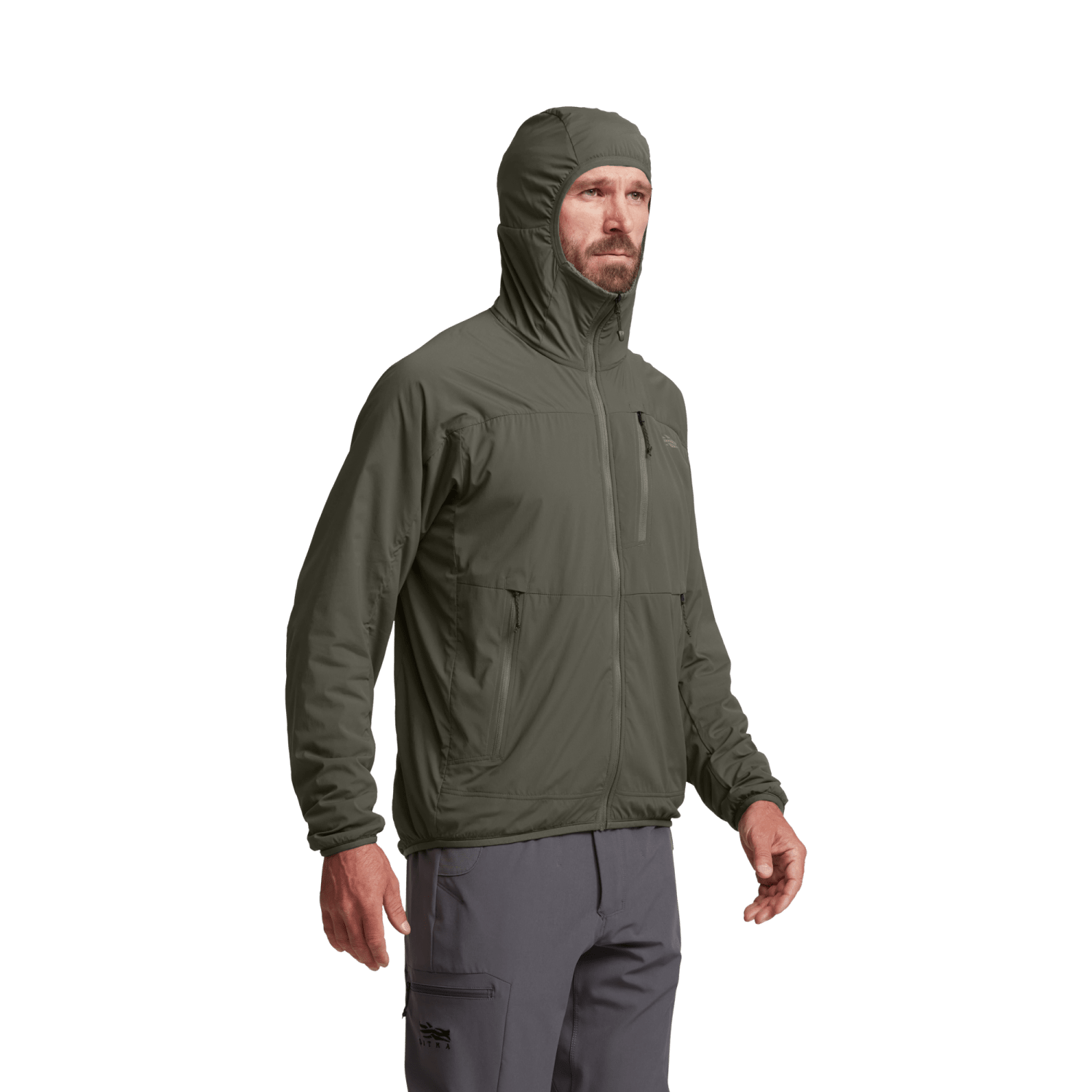 Мужская куртка SITKA Ambient 100 Hooded, цвет: Коричневый — фото 5