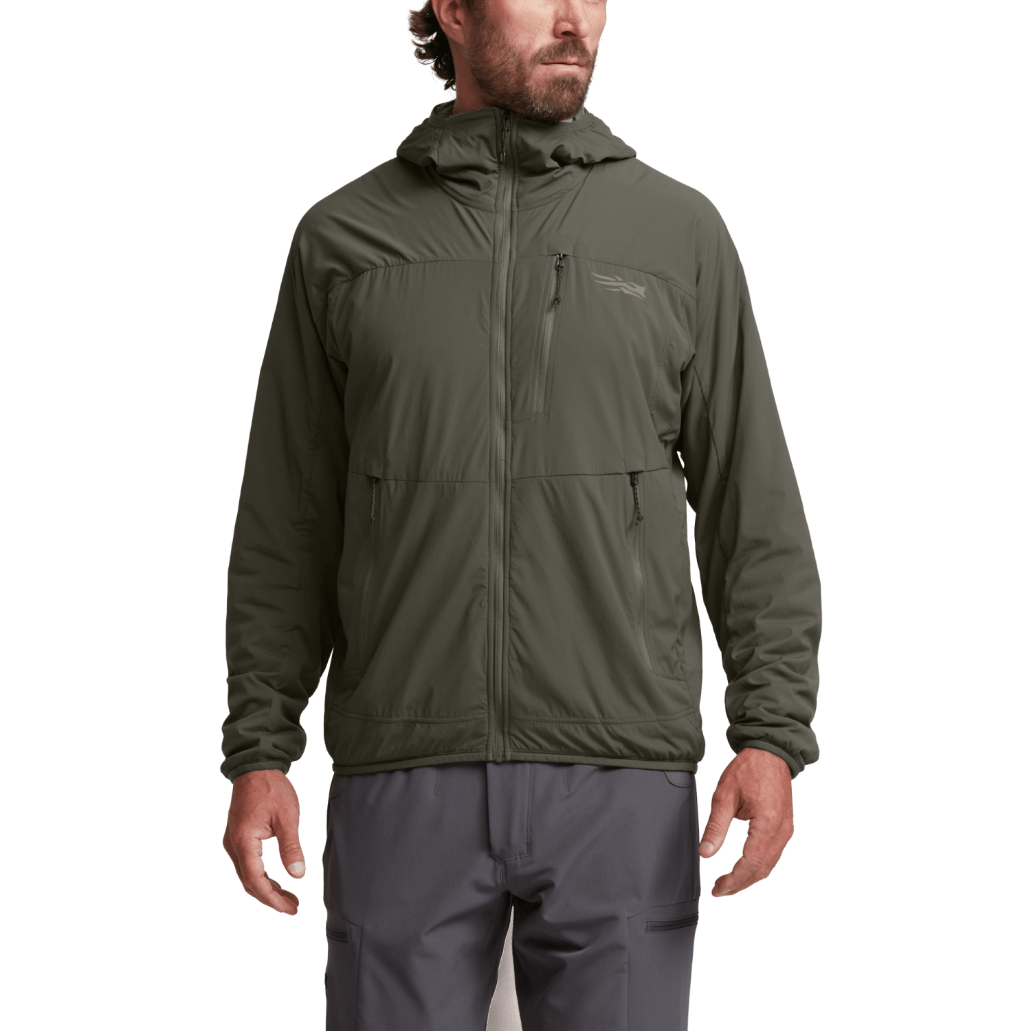 Мужская куртка SITKA Ambient 100 Hooded, цвет: Коричневый — фото 3
