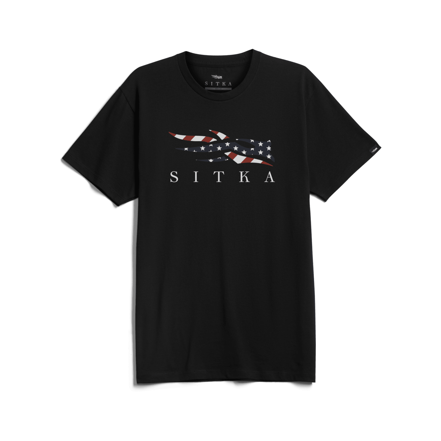 Icon Flag Tee SITKA Black XXL