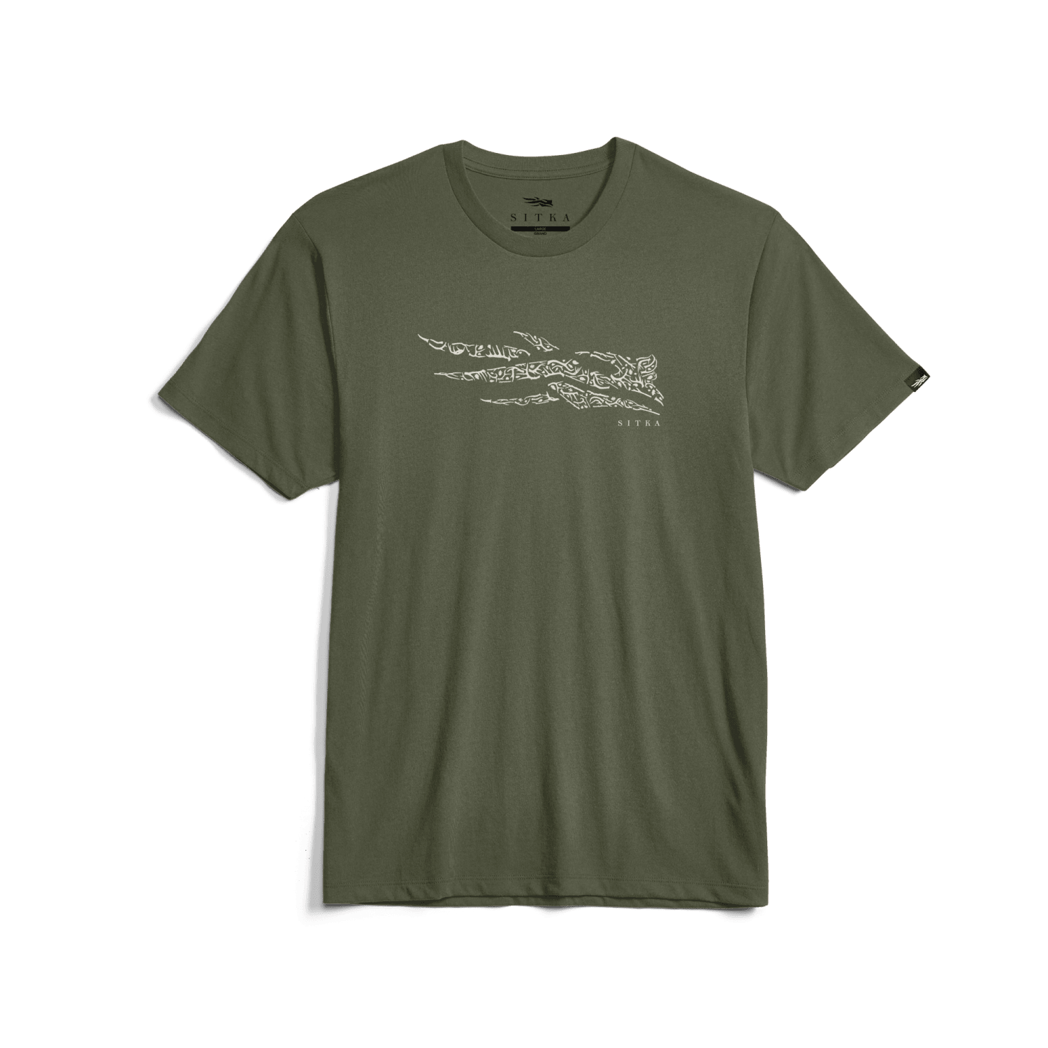 Icon Shed Tee Olive Green L