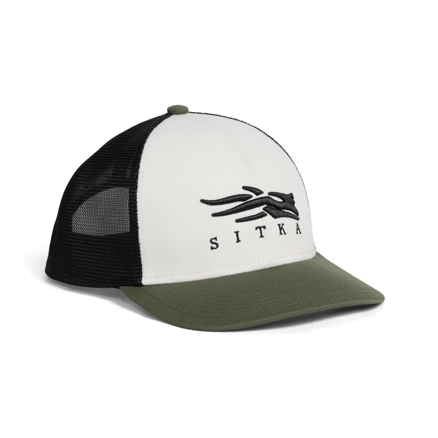 Icon Flex Mid Pro Trucker Hat Olive Green OSFA