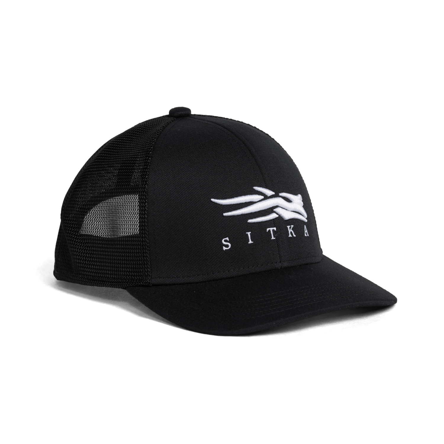 Icon Flex Mid Pro Trucker Hat SITKA Black OSFA