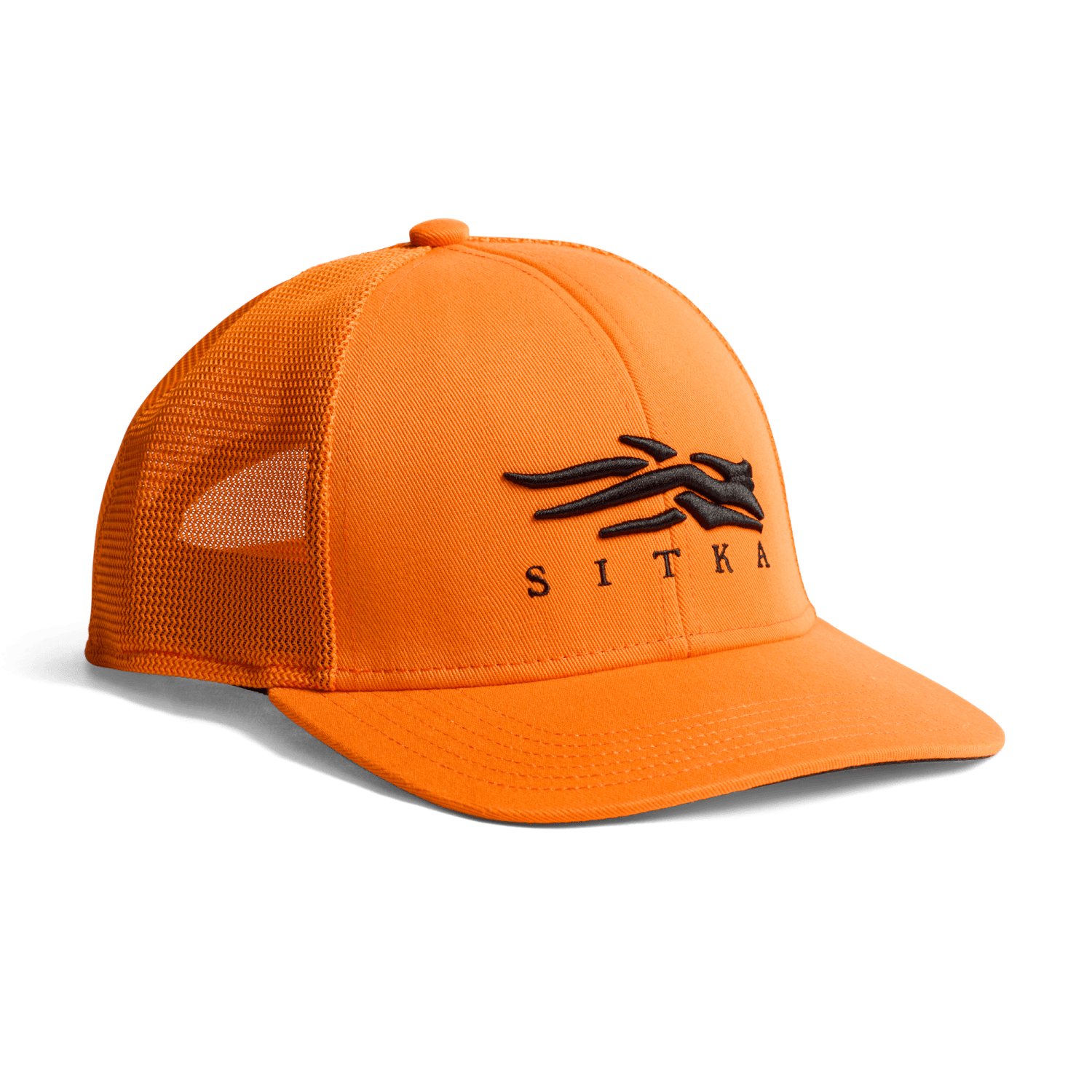 Icon Flex Mid Pro Trucker Hat Ultra Orange OSFA