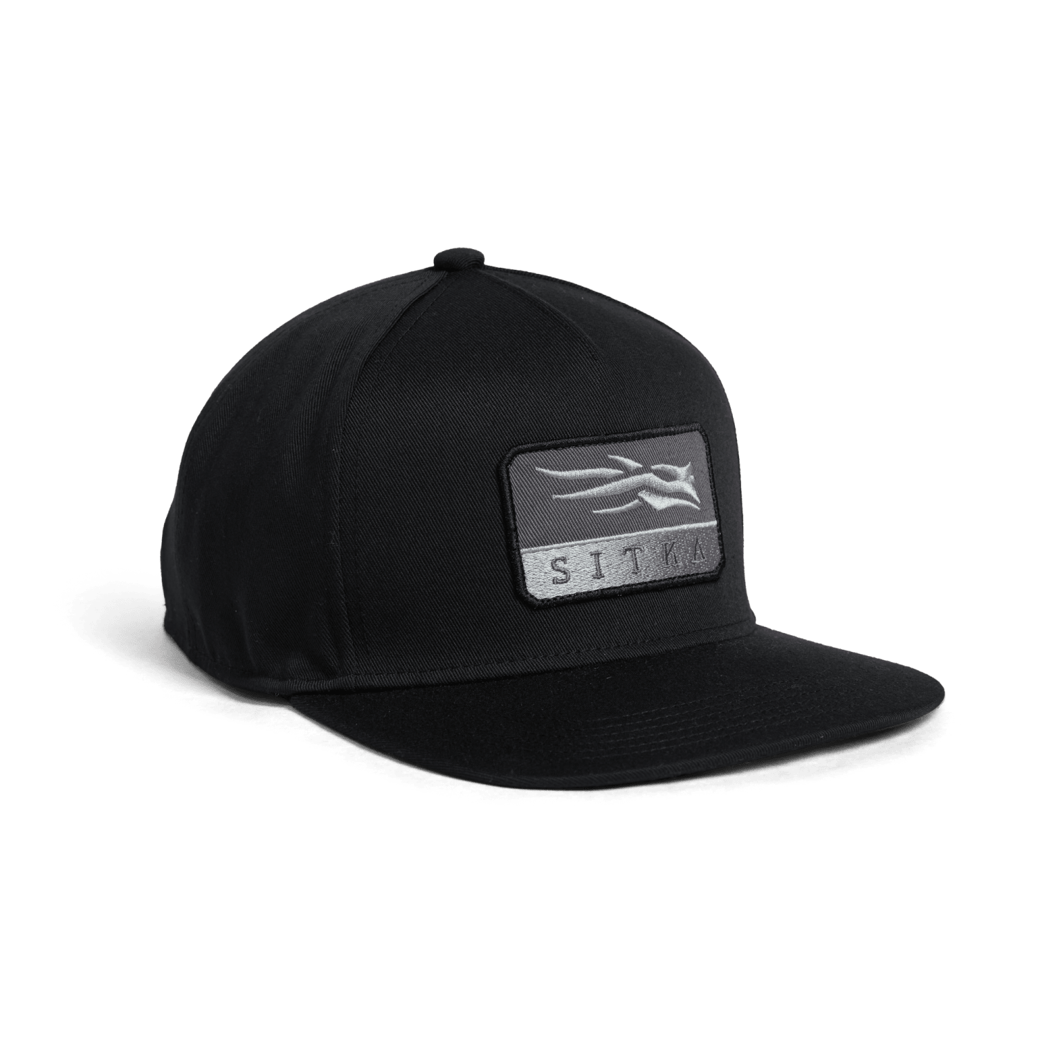 Crest Patch Hi Pro Snapback Hat SITKA Black OSFA