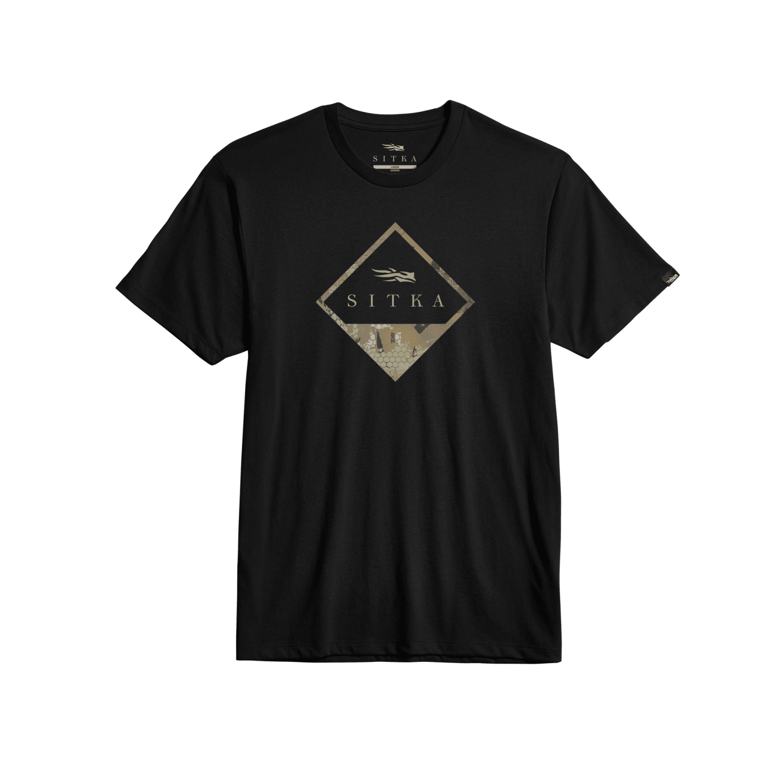 Optifade Badge Tee Black Waterfowl XL