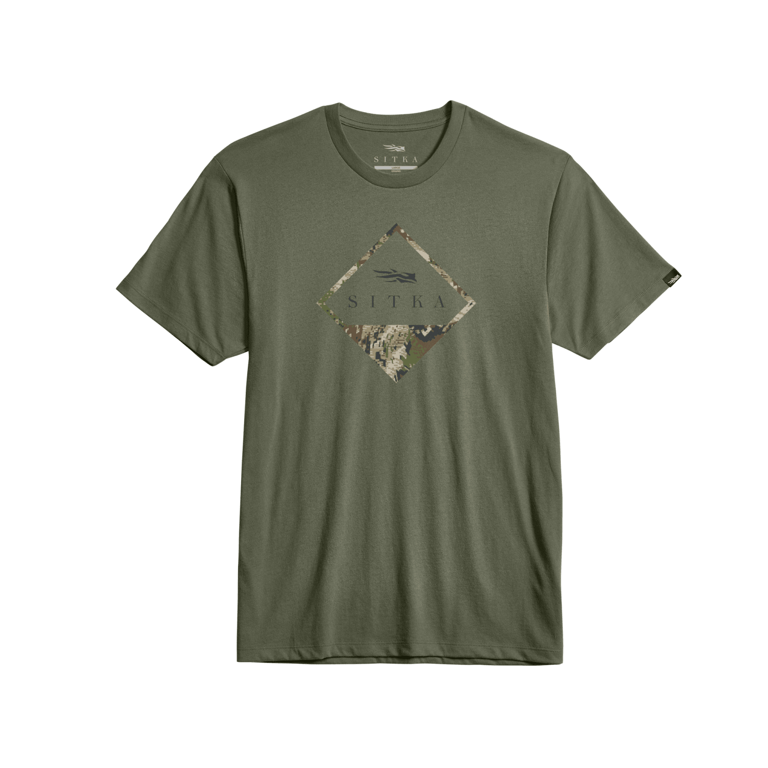 Optifade Badge Tee Olive Green XXL