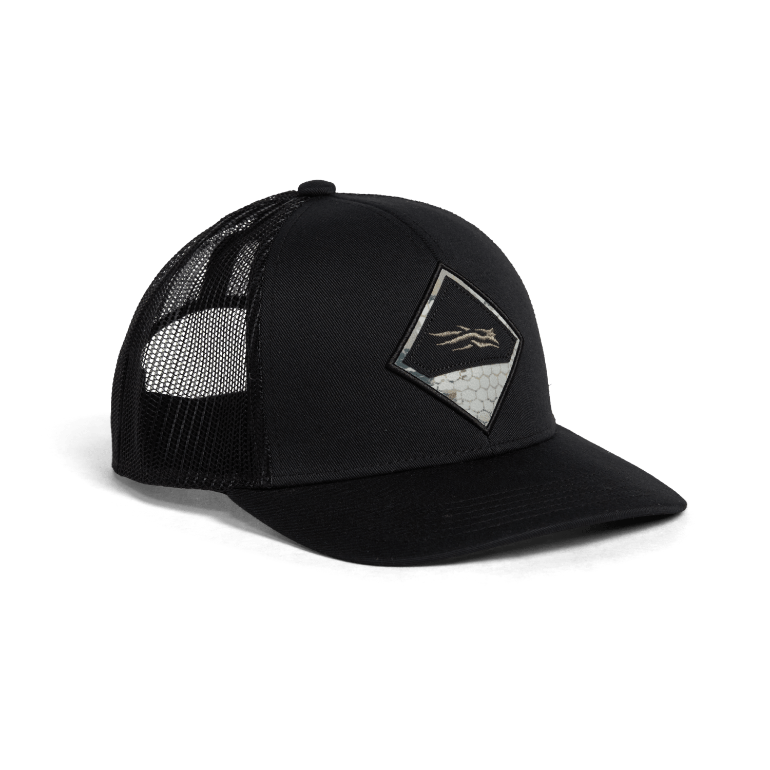 Optifade Badge Mid Pro Trucker Hat SITKA Black OSFA