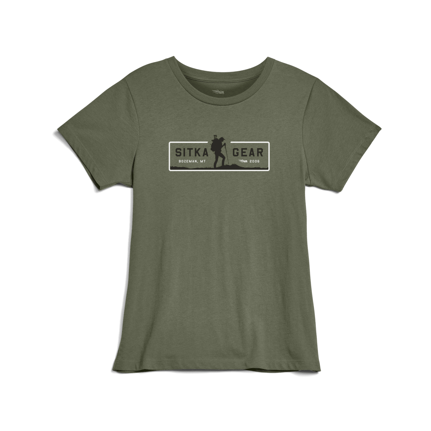 Women's Trek Tee Olive Green S