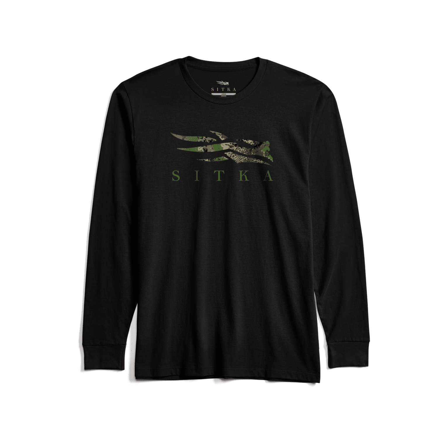 Icon Optifade Long Sleeve Tee Black Cover XXL