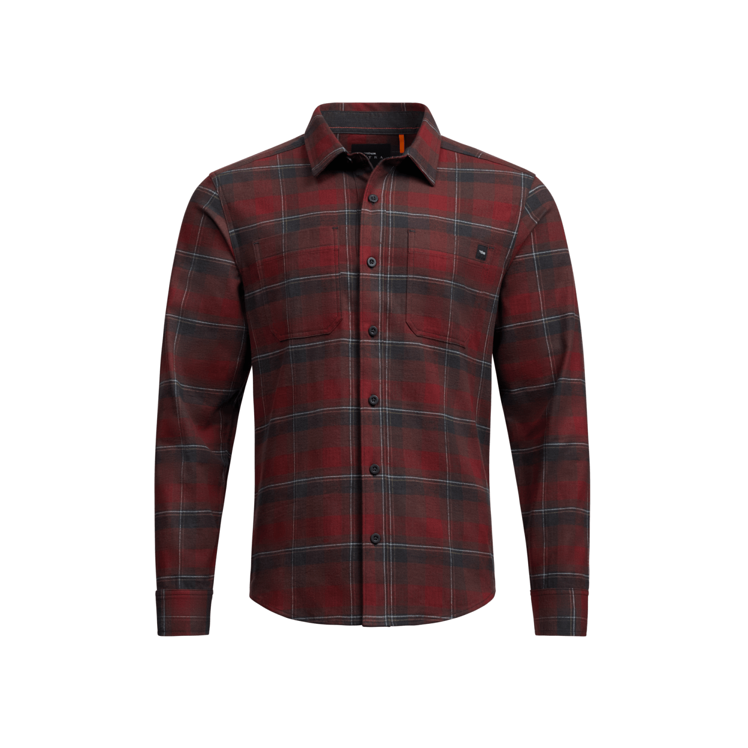 Ashland Lightweight Flannel Shirt Cherry Red Fall Plaid M