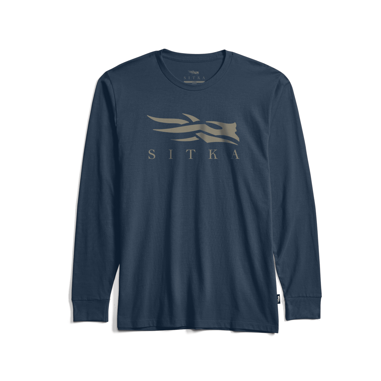 Icon Long Sleeve Crewneck Tee Starlight Blue S