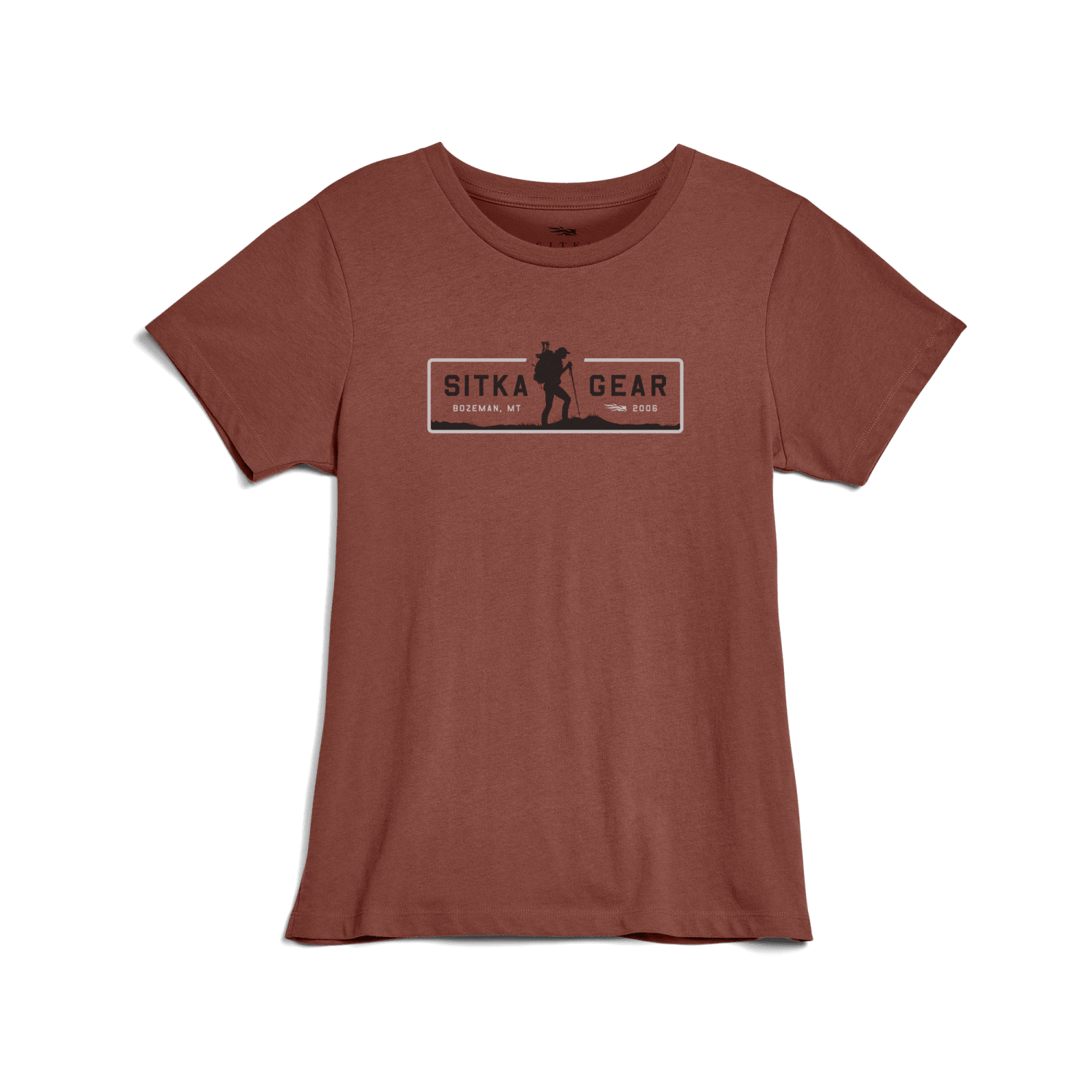 Women's Trek Tee Red Clay L