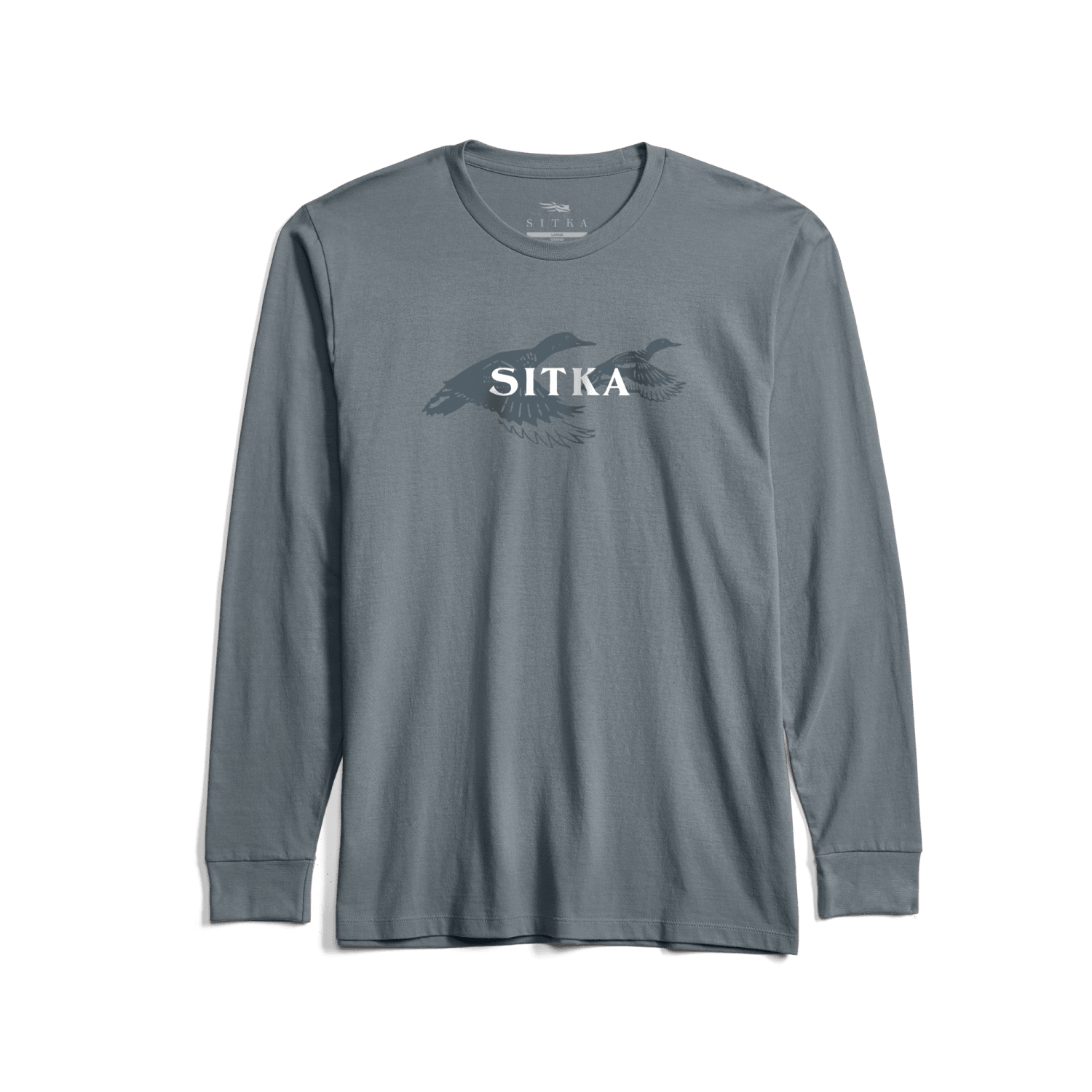 Rising Teal LS Tee Bluestone XL