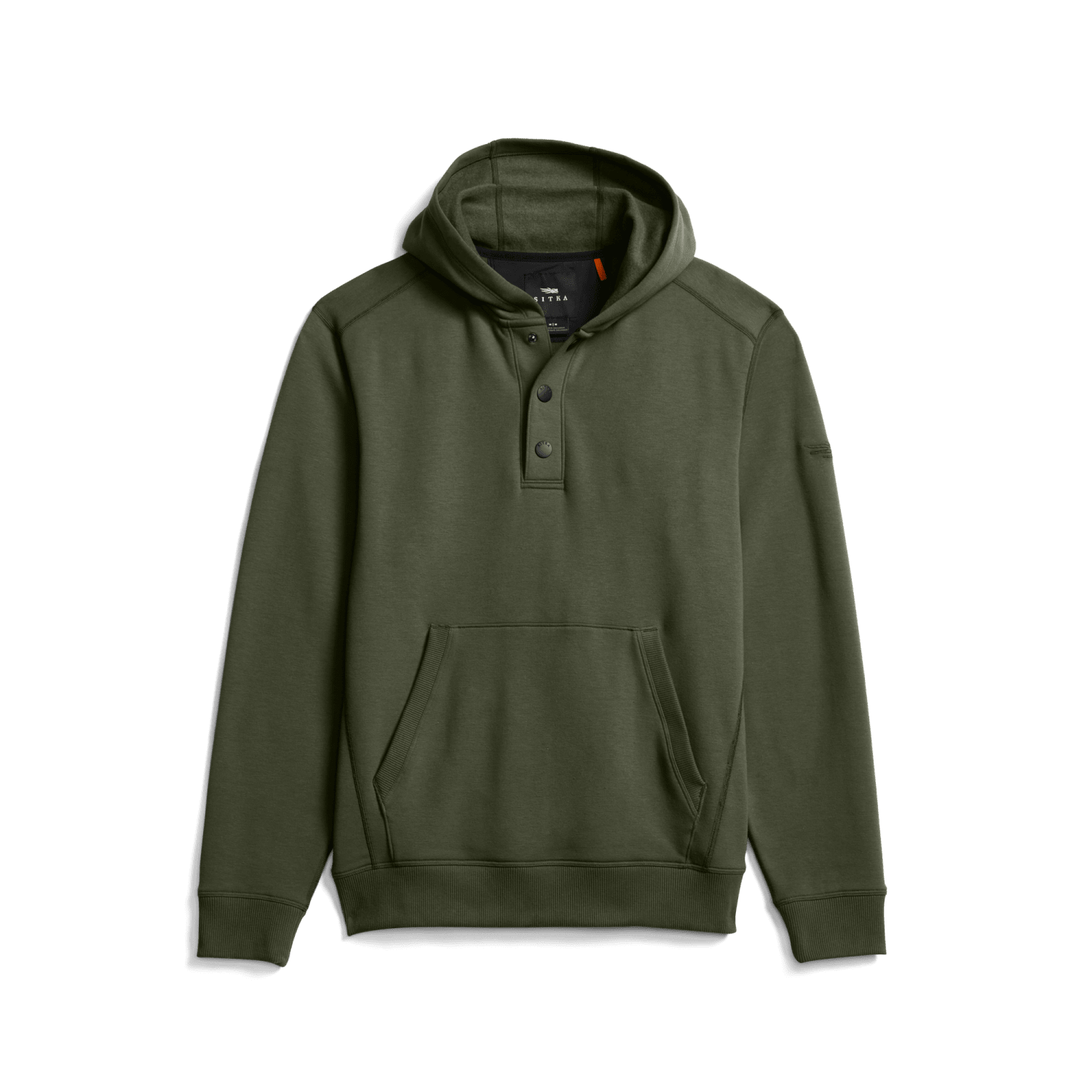 Harbor Snap Front Hoodie Olive Green XXL