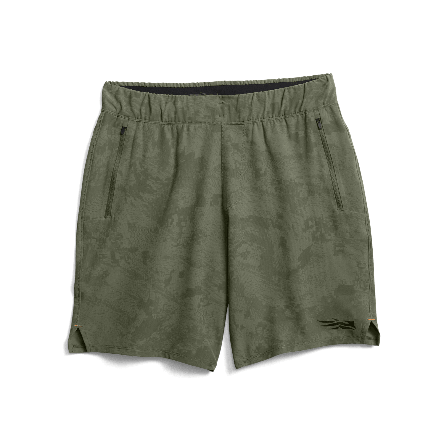 Riser Active Short 8 Inch Olive Green Camo XL