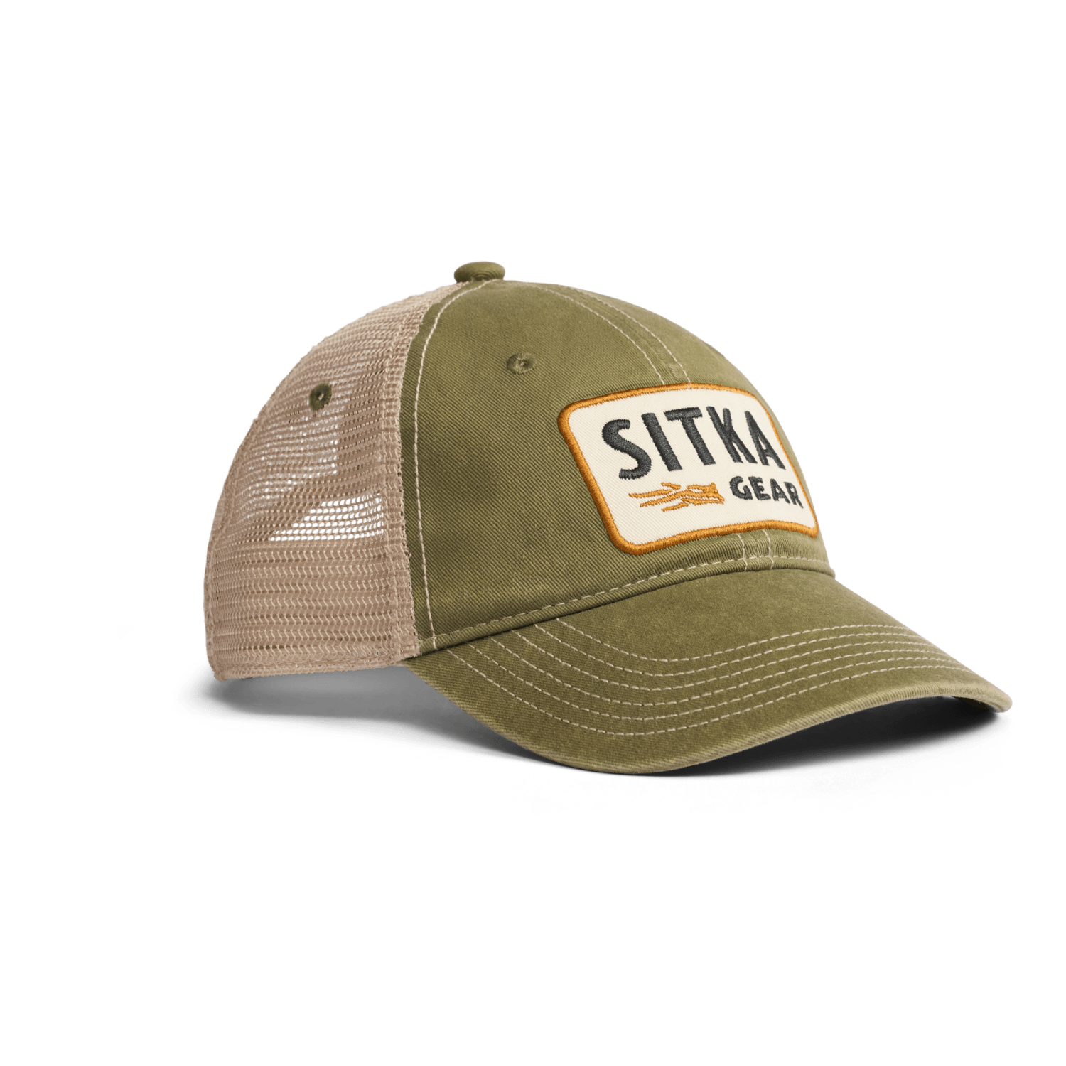 Heritage Patch Vintage Trucker Olive Green OSFA