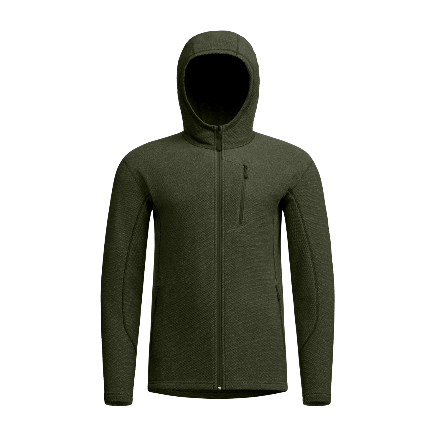 Snowcrest Full-Zip Hooded Fleece Olive Green Heather XXL