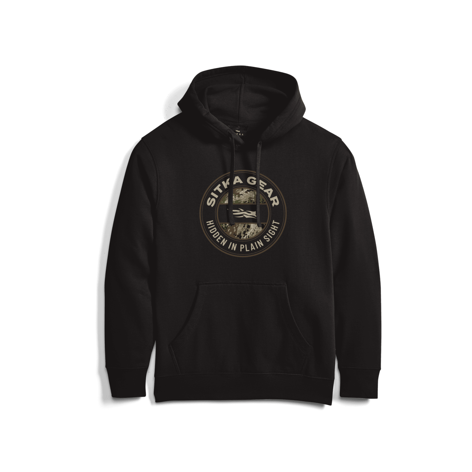 Hidden Optifade Pullover Hoodie Black Subalpine S