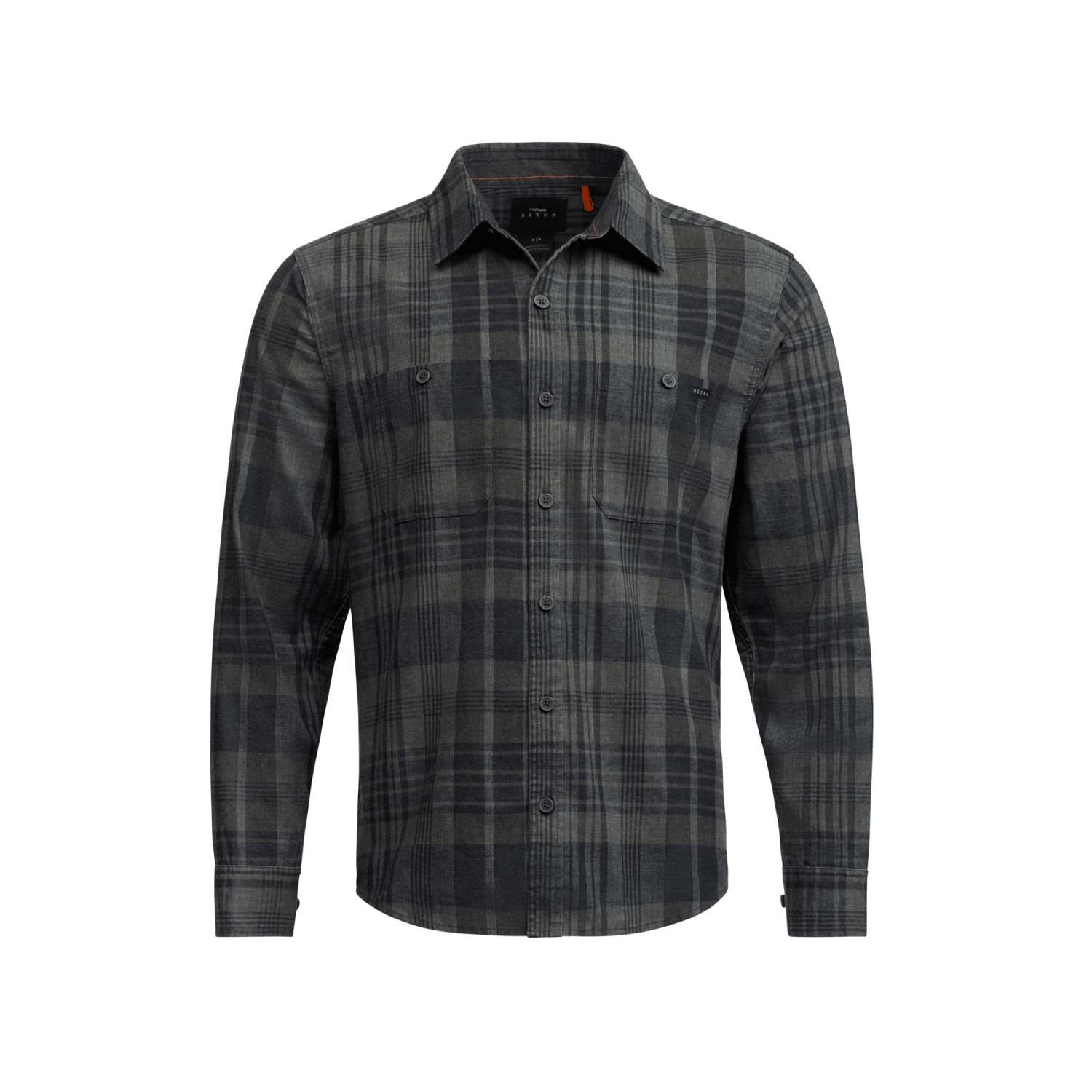 Ambary LS Shirt Smokey Lead Fall Plaid M
