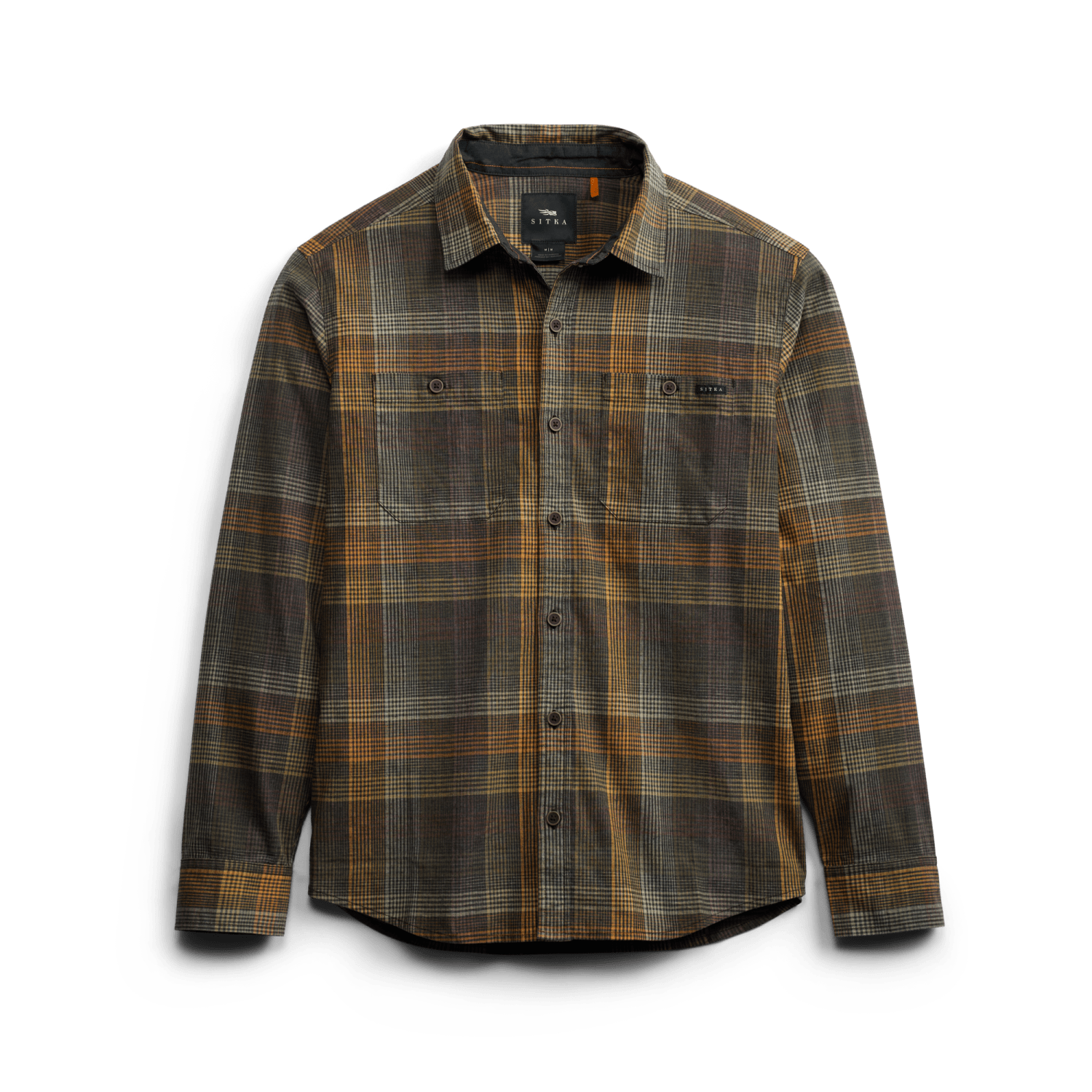 Ambary LS Shirt Coyote Ember Fall Plaid L