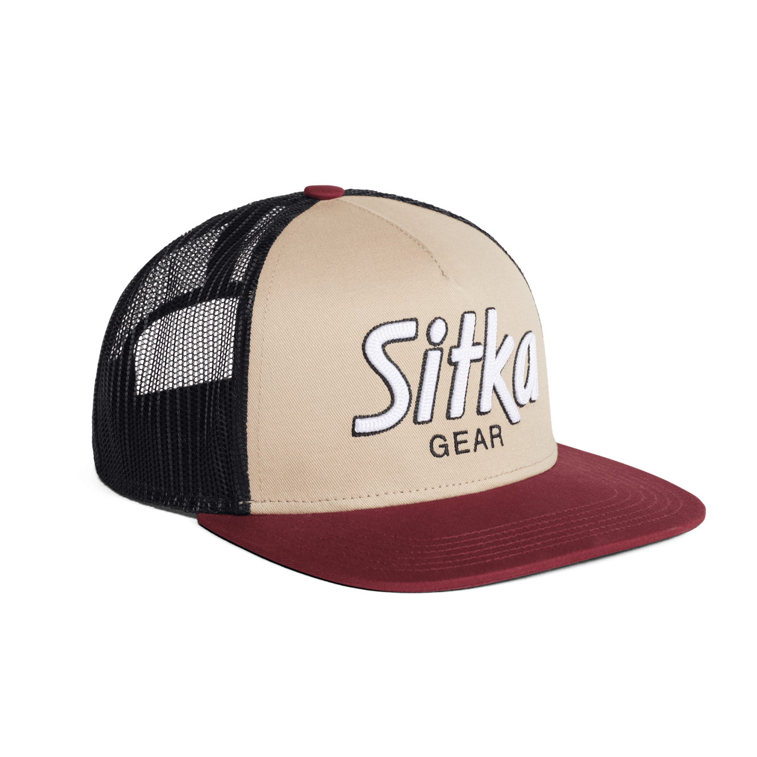 90s Script Hi Pro Trucker Dark Red OSFA