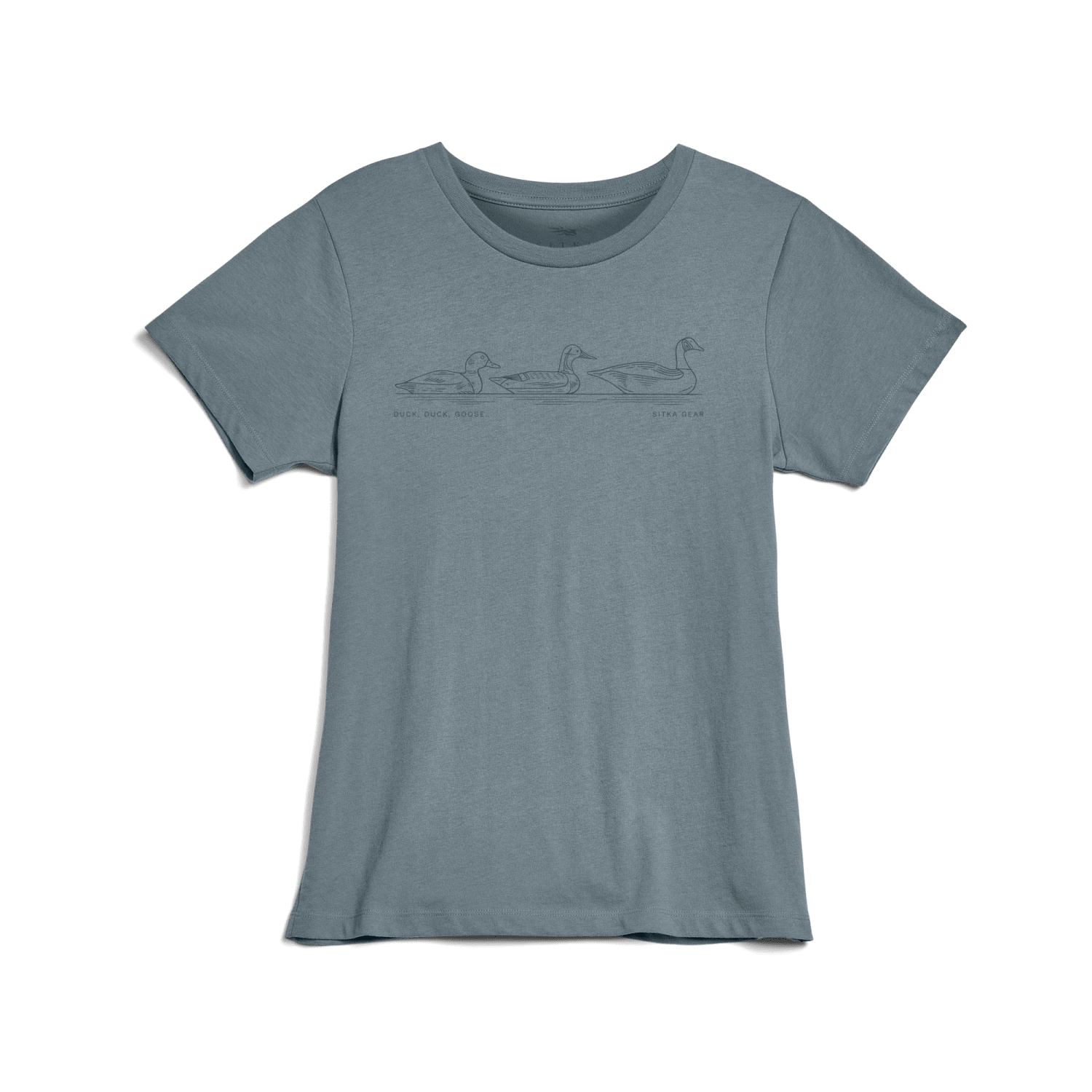 Women's Duck Duck Goose Tee Bluestone S