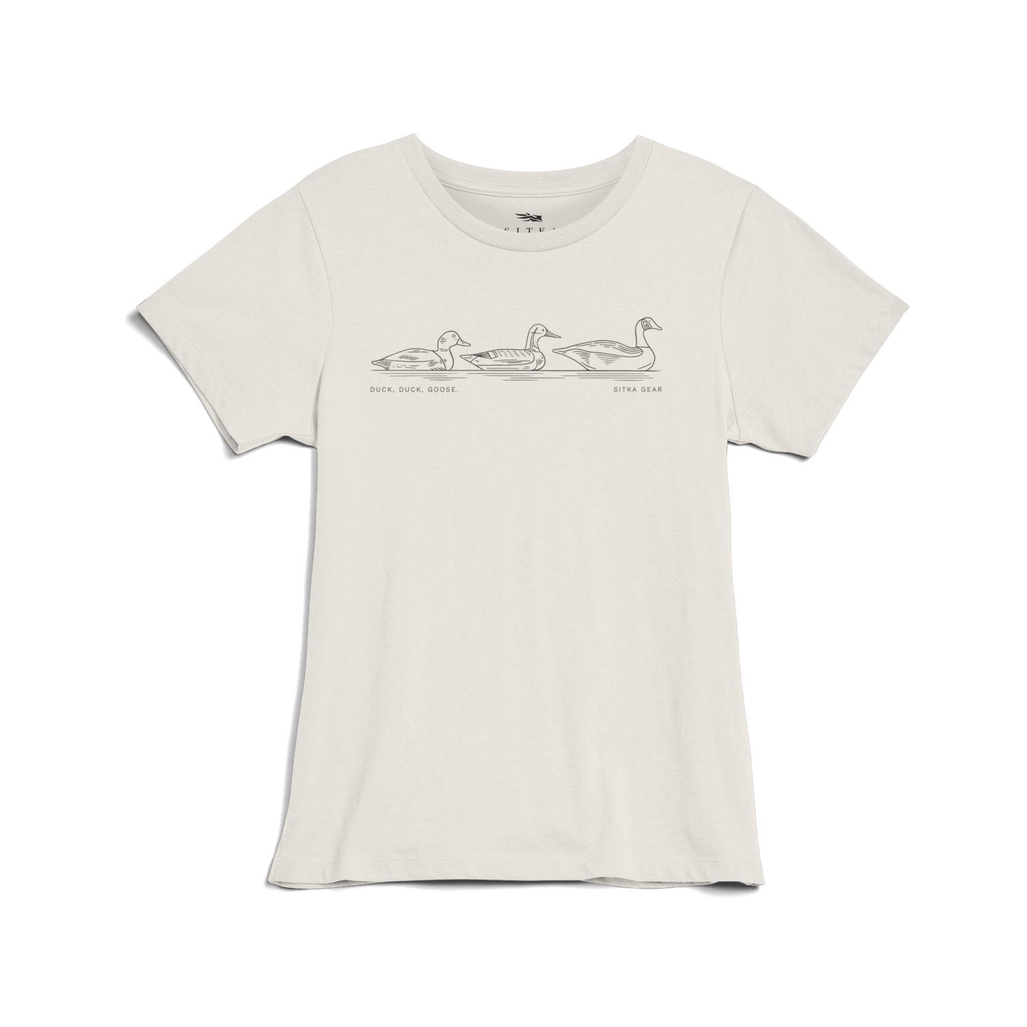 Women's Duck Duck Goose Tee Ivory M