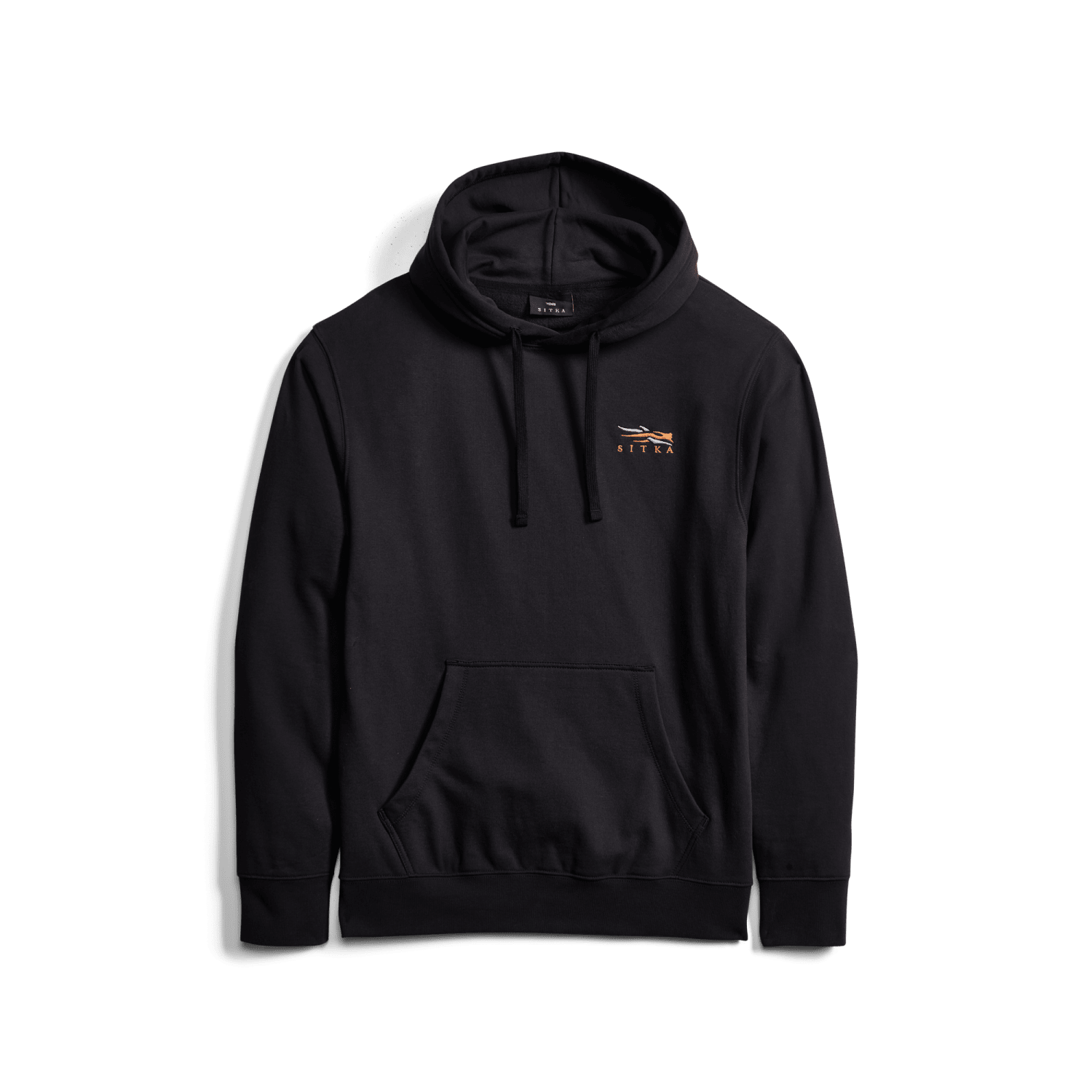 Icon Classic Pullover Hoodie Black Orange XXL