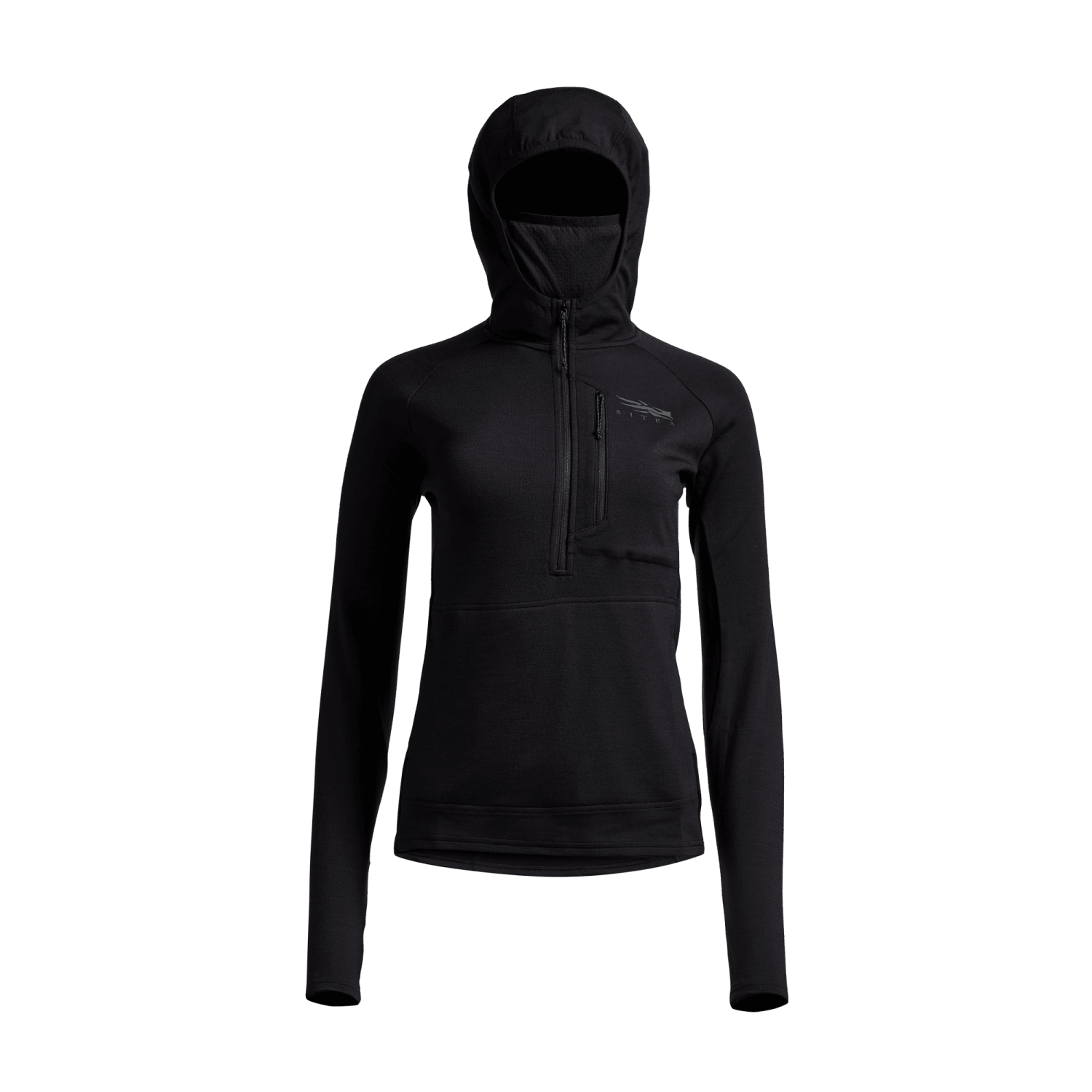 Women's Core Merino 330 Hoodie SITKA Black L
