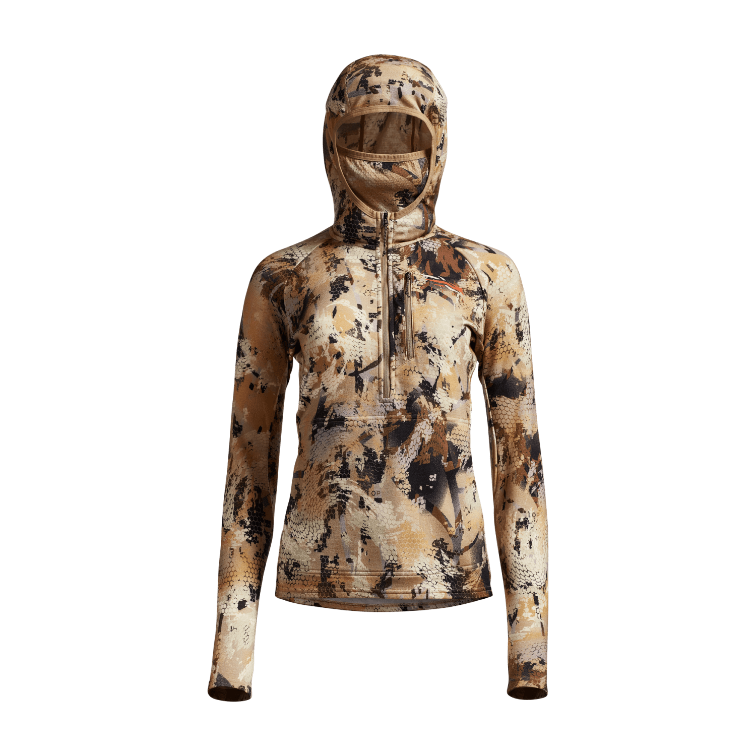 Women's Core Merino 330 Hoodie Optifade Waterfowl Marsh L