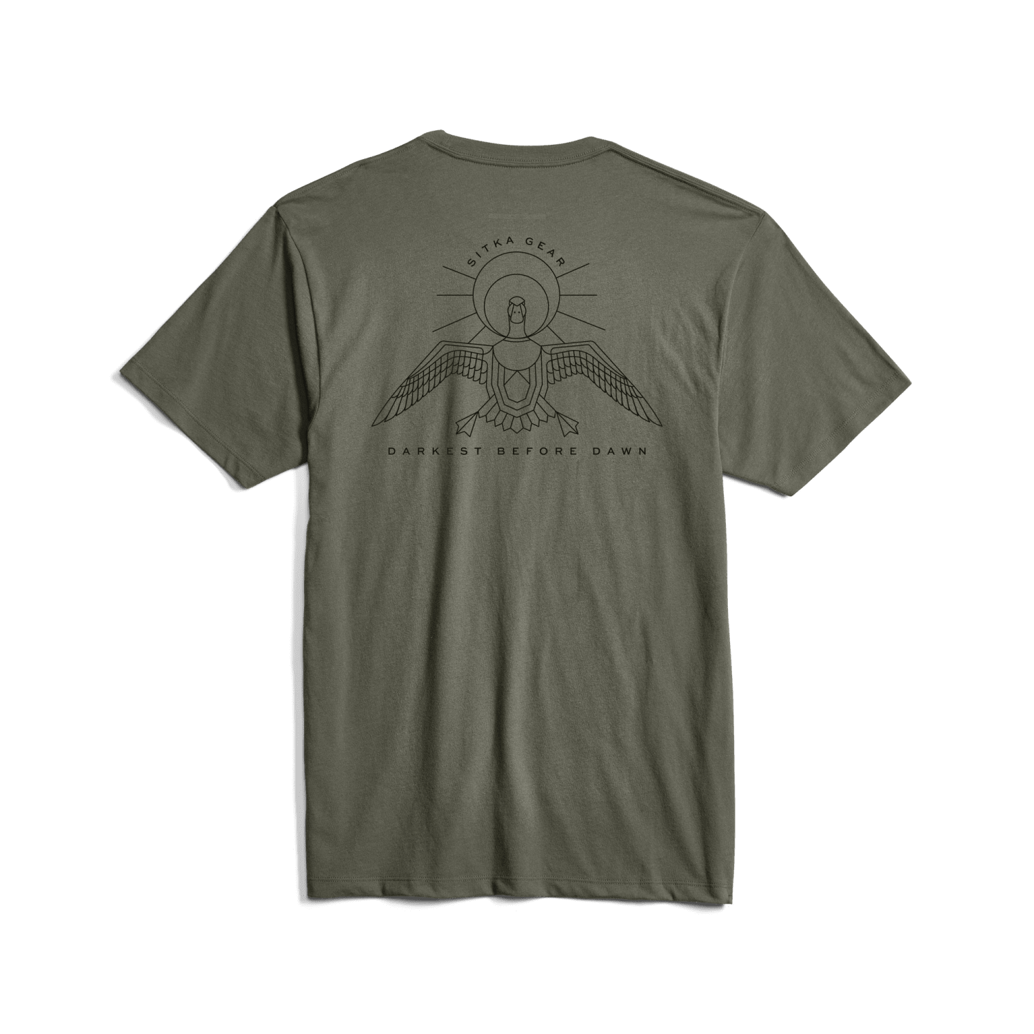 Darkest Before Dawn Tee Hemlock Green XXL
