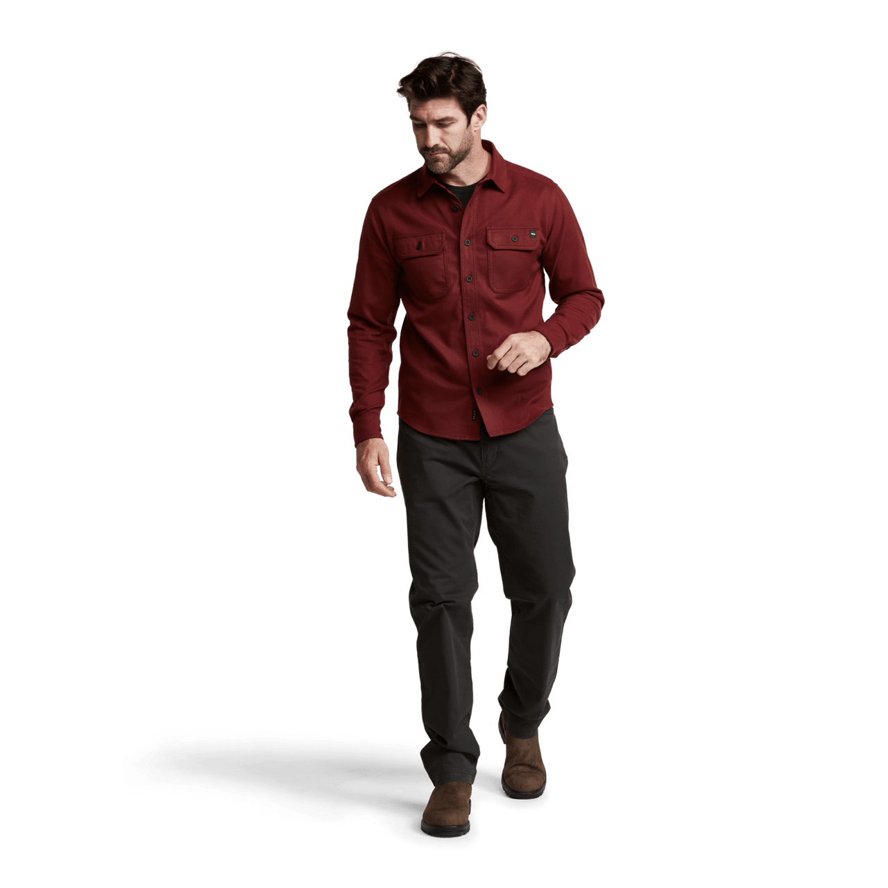 Luxe Formal Red Striped Shirt - Oswald