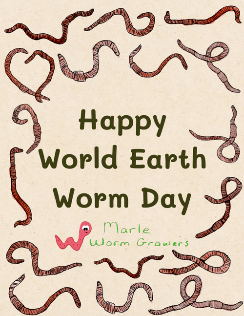 Happy World Earth Worm Day Happy World Earth Worm Day