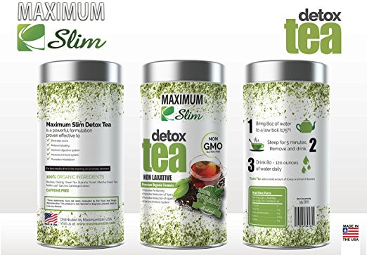 Maximum Slim ORGANIC DETOX Tea MaximumSlim Health Products