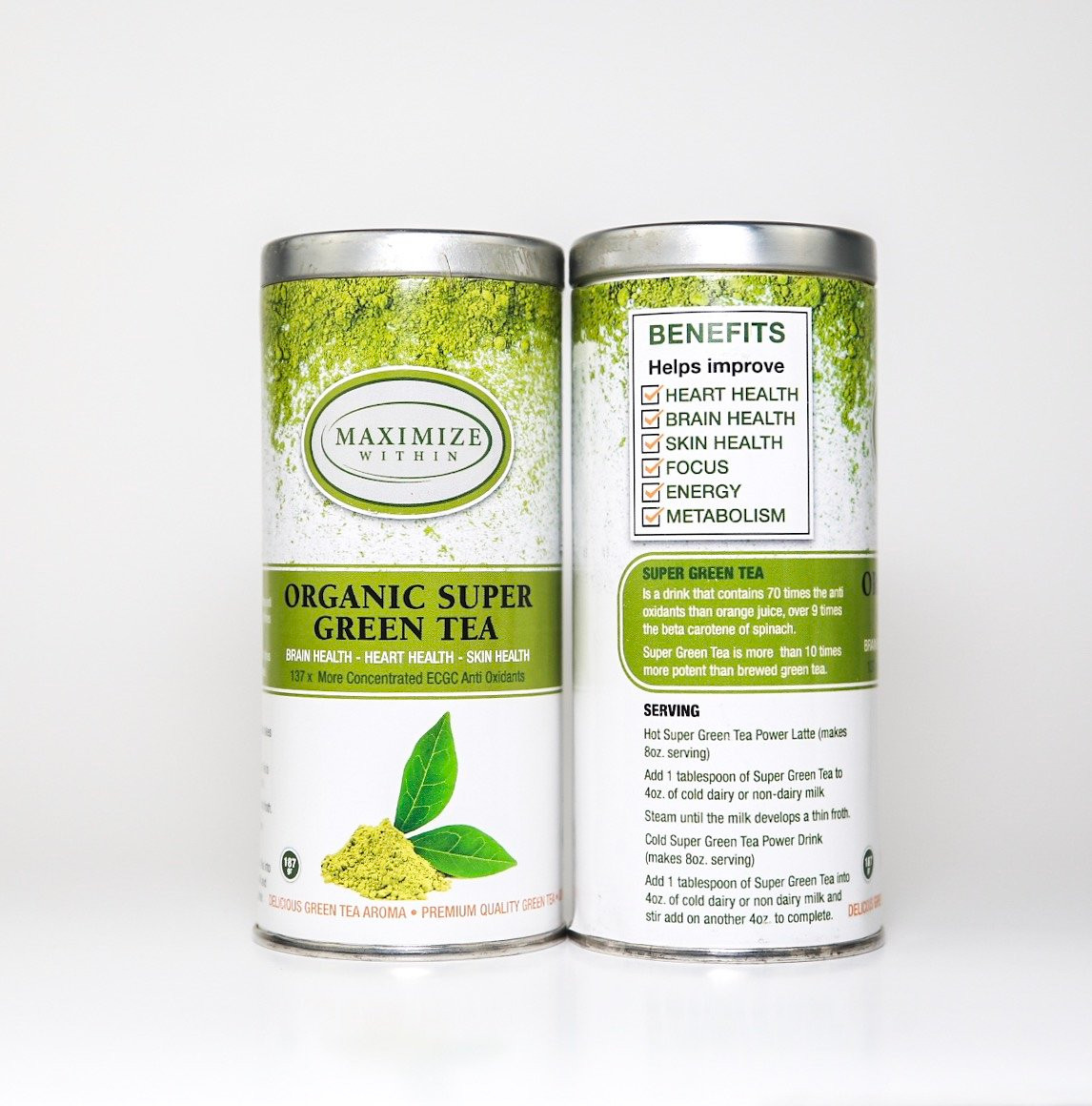 ORGANIC Matcha Super Green Tea MaximumSlim Health Products