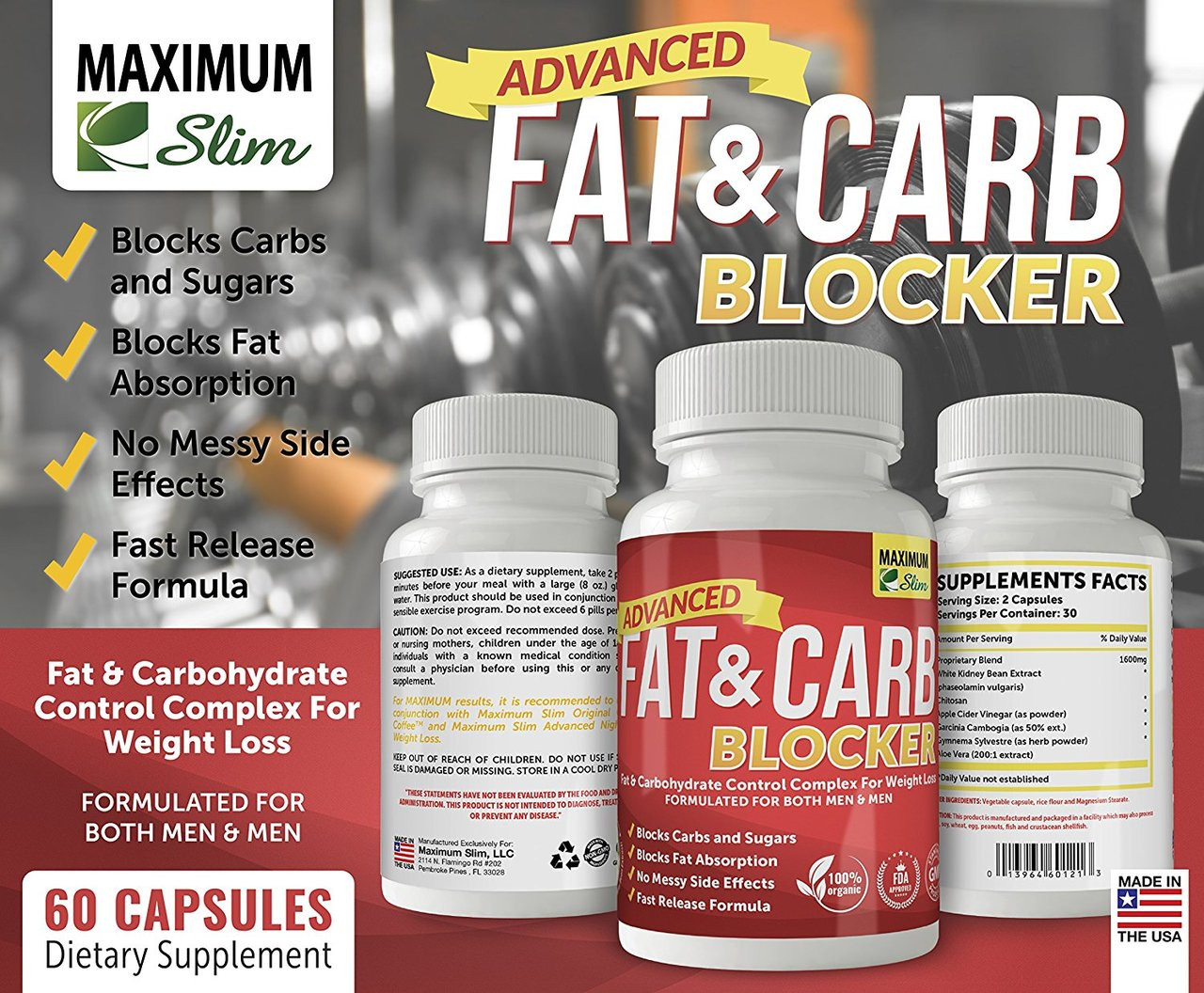 Fat and Carb Blocker MaximumSlim Health Products