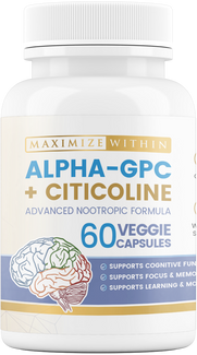 Alpha GPC + Citicoline Supplement - Maximum Slim | Supports Cognitive Function & Focus Alpha GPC + Citicoline Supplement - Maximum Slim | Supports Cognitive Function & Focus