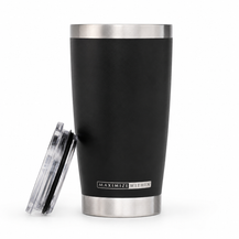 MAXIMIZE WITHIN 20 Oz Stainless Steel Tumbler with Lid – Double Wall Vacuum Insulated Travel Coffee Mug – Hot & Cold Beverage Cup – Black