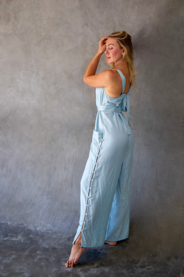 Elegant Convertible Palazzo Jumpsuit