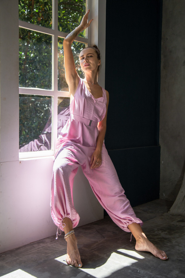 Luxury Evening Jumpsuit | Rose